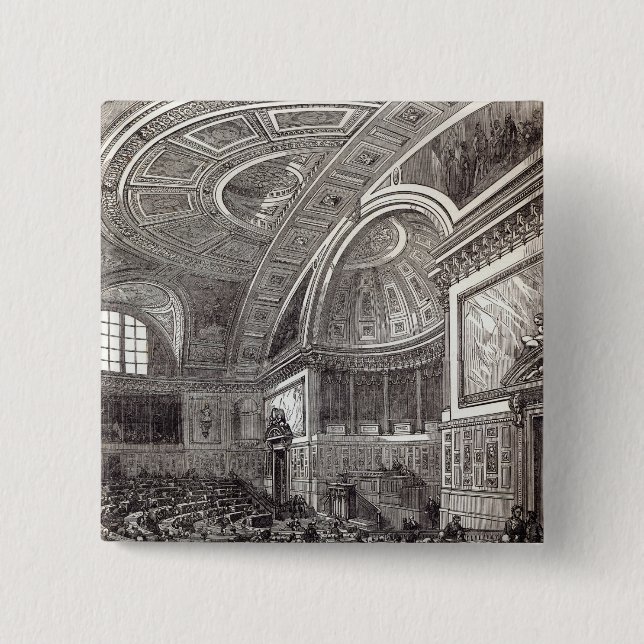The French Chamber of Peers Pinback Button (Front)