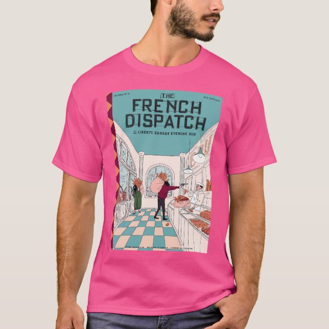 The French Dispatch Robbery T-Shirt (Front)