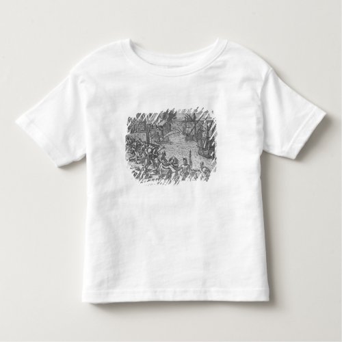 The French Fleet Plundering Toddler T_shirt