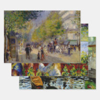 THE FRENCH LIFE BY RENOIR HEAVY WEIGHT DECOUPAGE
