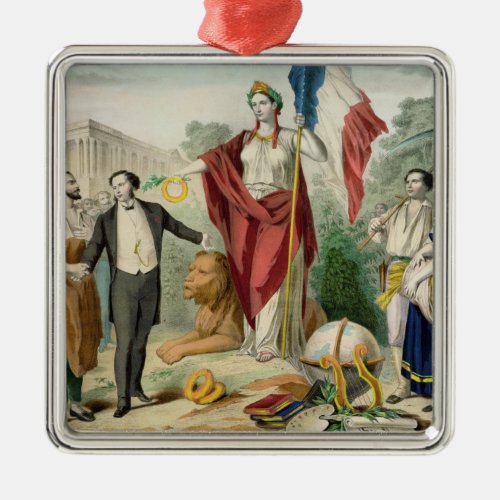 The French Republic Metal Ornament