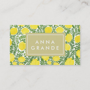 The Fresh Lemon Tree Business Card