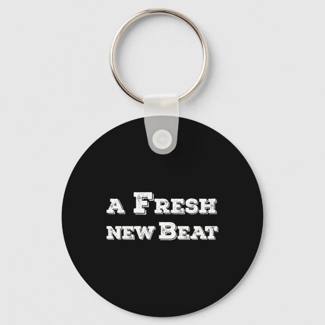 The Fresh New Beat Family Matching For Dad Son Men Keychain (Front)