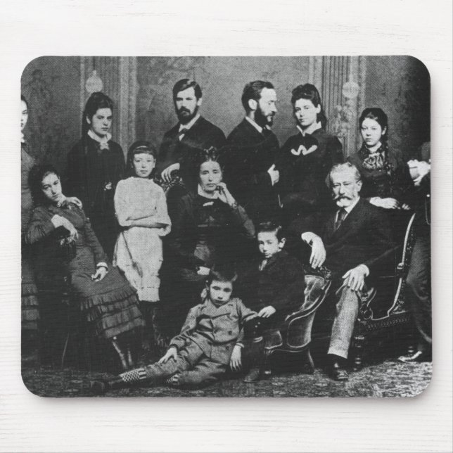 The Freud Family, c.1876 Mouse Pad (Front)