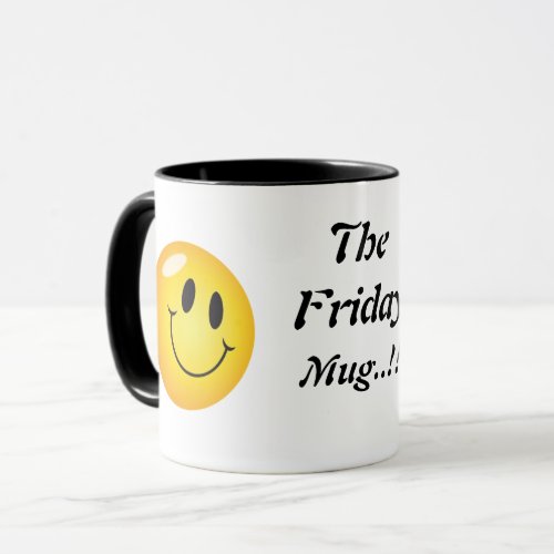 The Friday customizable Mug