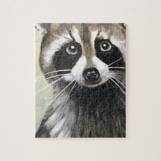 The Friendly Raccoon Jigsaw Puzzle
