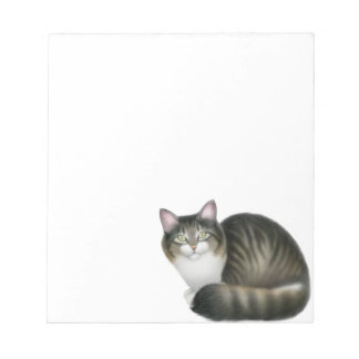 The Friendly Tabby Cat Notepad
