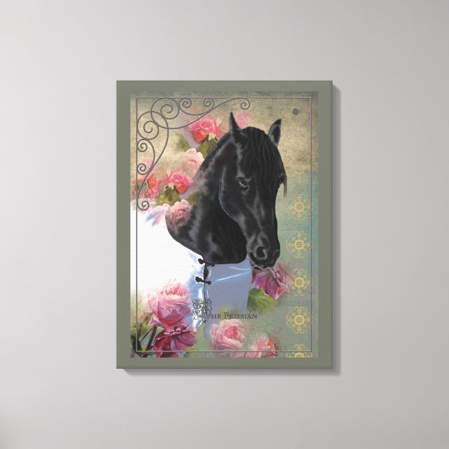 The Friesian - Wrapped Canvas Print (Front)