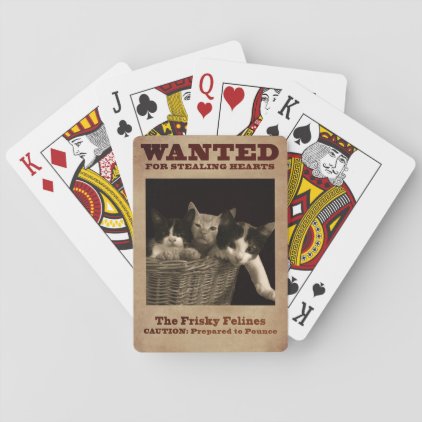 The Frisky Felines Playing Cards