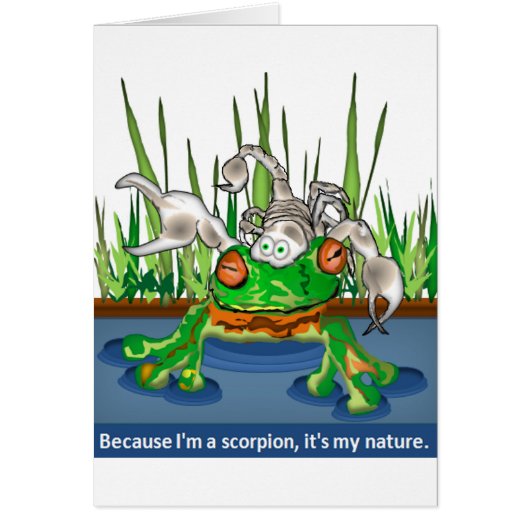 The Frog and Scorpion Cards (Front)