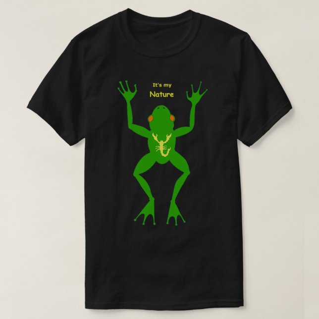 The Frog and the Scorpion T-Shirt (Design Front)