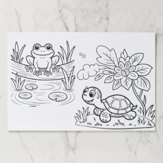 The Frog And The Turtle Paper Pad