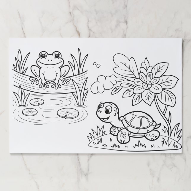 The Frog And The Turtle  Paper Pad (Front)