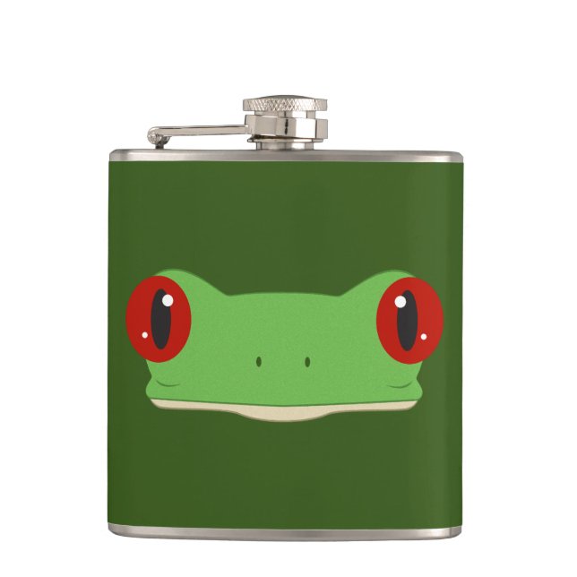 The Frog Face Flask (Front)