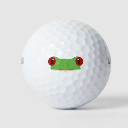 The Frog Face Golf Balls