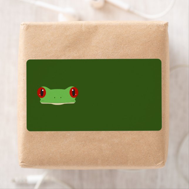 The Frog Face Label (Insitu)
