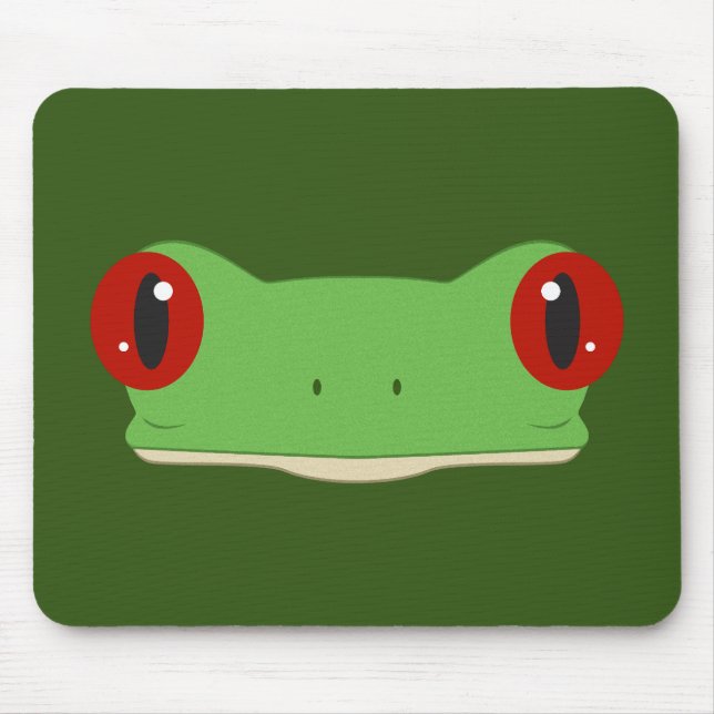 The Frog Face Mouse Pad (Front)