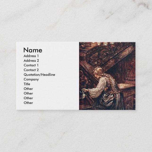 The Frog Prince Business Card (Front)