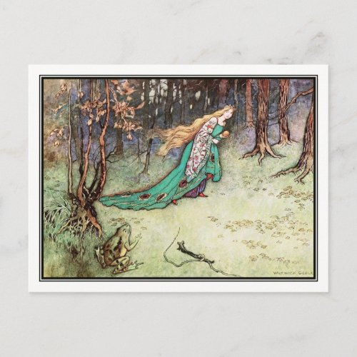 The Frog Prince by Warwick Goble Postcard