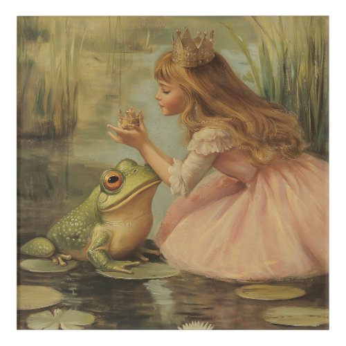 The Frog Prince _ charming fairytale art print