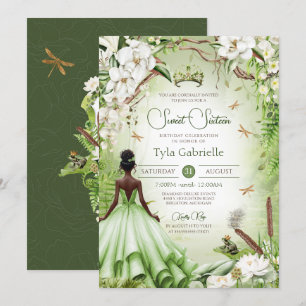 The Frog Prince Fairytale Princess Sweet 16 Invitation