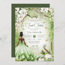 The Frog Prince Fairytale Princess Sweet 16  Invitation