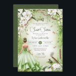 The Frog Prince Fairytale Princess Sweet 16 Invitation<br><div class="desc">*~*~*~* A fairy-tale dream come true. Your special day deserves a very special invitation design. I put a so much time and care into designing this invitation and I am IN LOVE with it. I hope you are too! This elegant birthday invitation features so many beautiful bayou floral and fauna....</div>