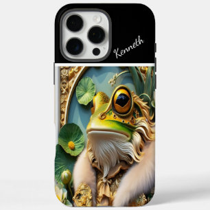The Frog Prince in a Gilded Frame iPhone 16 Pro Max Case