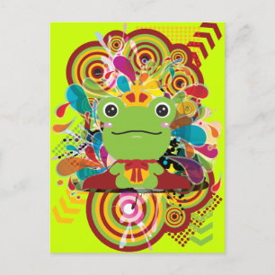 The frog which did not fit a prince postcard