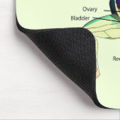 The Frog's Anatomy Green Mouse Pad (Corner)