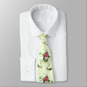 The Frog's Anatomy Green Neck Tie (Tied)