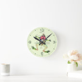 The Frog's Anatomy Green Round Clock (Home)