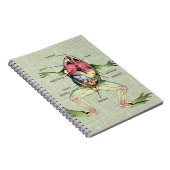 The Frog's Anatomy Illustration Notebook (Right Side)