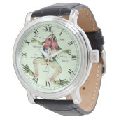 The Frog's Anatomy Illustration Romans Watch (Angled)