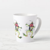 The Frog's Anatomy Latte Mug (Right Angle)