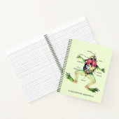 The Frog's Anatomy Personalized Green Notebook (Inside)