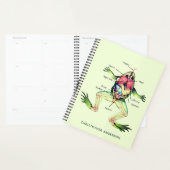 The Frog's Anatomy Personalized Green Planner (Display)
