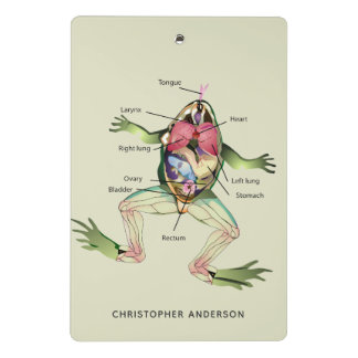 The Frog's Anatomy Personalized Mini Clipboard