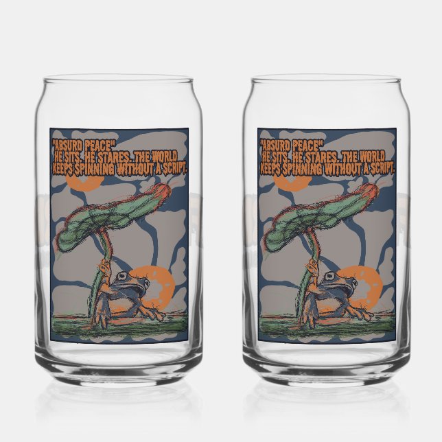THE FROGSURD CAN GLASS (Back)