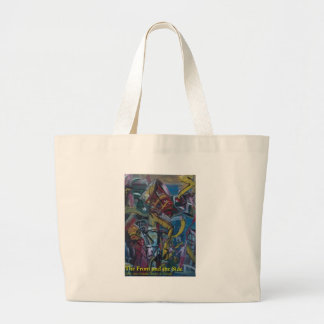 the front and the side large tote bag