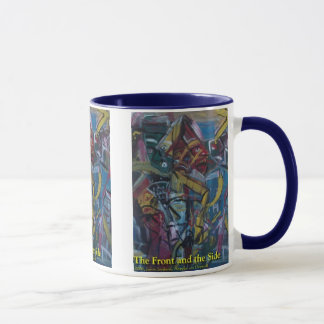 the front and the side mug