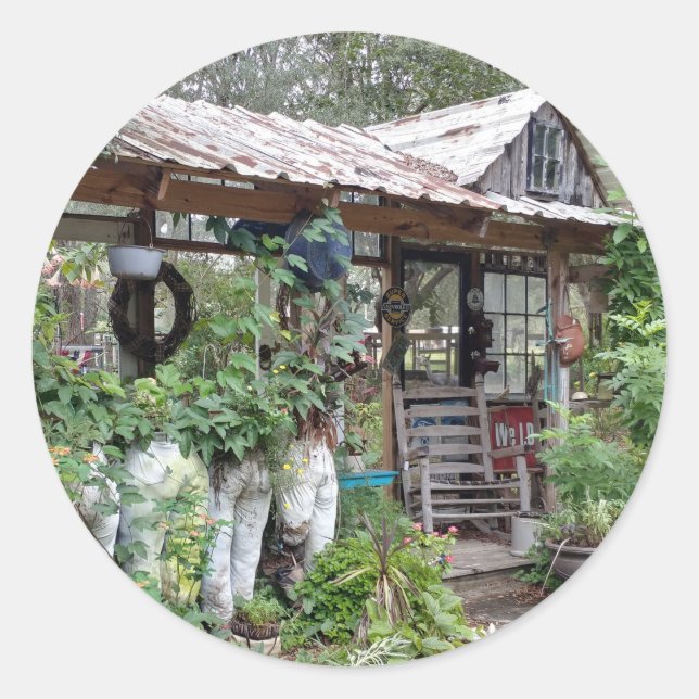 The Front Porch Classic Round Sticker (Front)