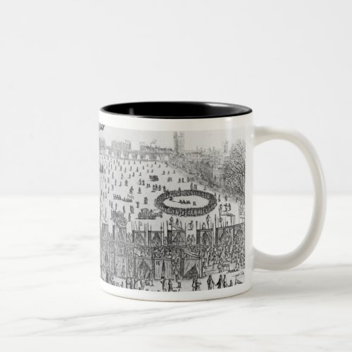 The Frost Fair of the winter of Thames Two_Tone Coffee Mug