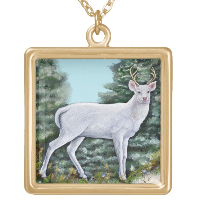 The Frost Hart Gold Plated Necklace (Front)