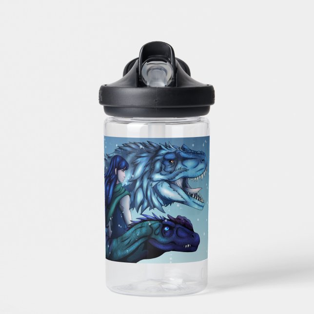 The Frost Mage and Her Guardians Water Bottle (Front)