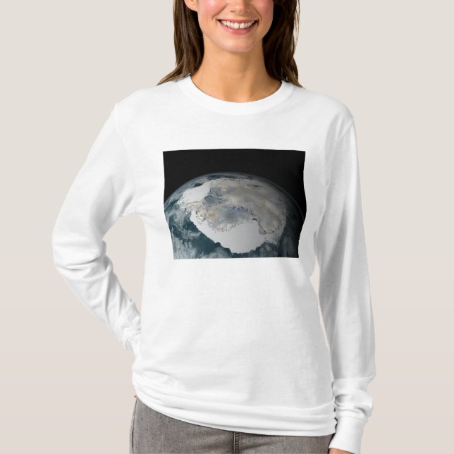 The frozen continent of Antarctica T-Shirt (Front)