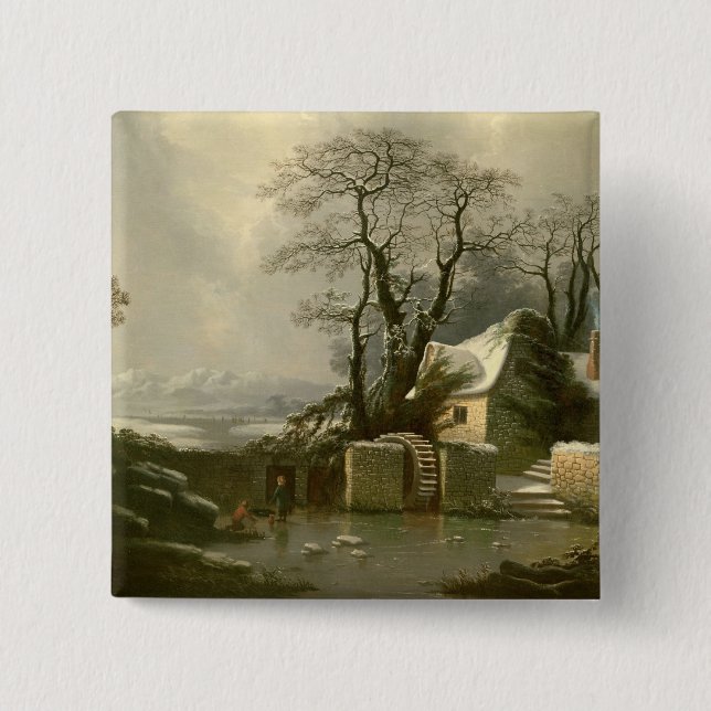 The Frozen Mill Race Button (Front)