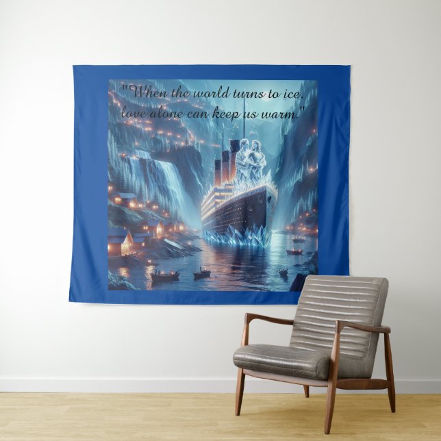 The Frozen Mirror Tapestry (In Situ (Horizontal))