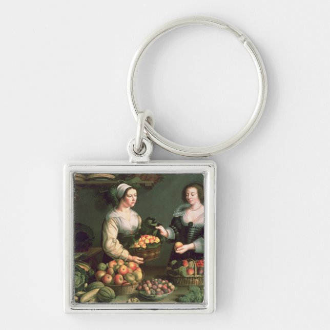 The Fruit and Vegetable Seller Keychain (Front)