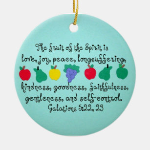 fruit of the spirit christmas ornaments